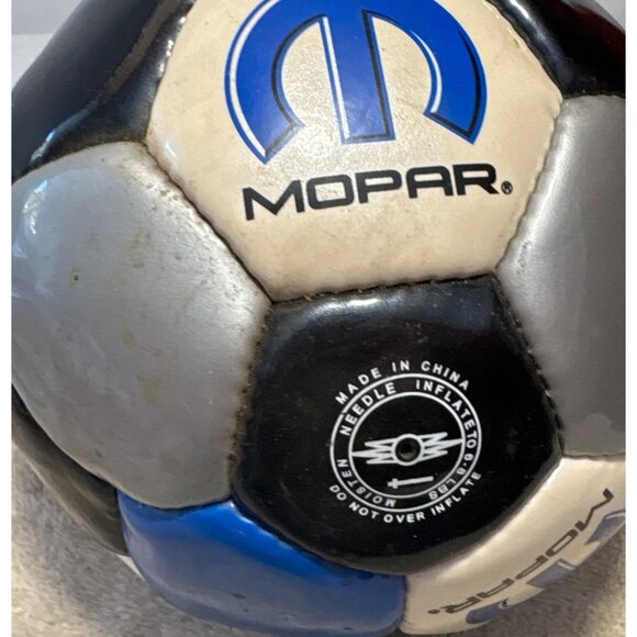 Mopar Soccer Football Ball Blue Black Gray White - Picture 2 of 4